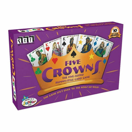 Five Crowns Card Game 5 Suites Classic Original Family Party Rummy Style Play - Aimall