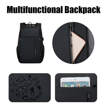 Men Business Bag Laptop Multi Functional Computer Bag Large Capacity Backpack