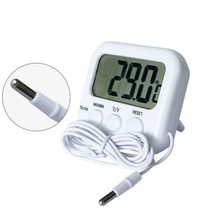 Digital Thermometer with Probe for Refrigerator Fish Tank Aquarium Temperature
