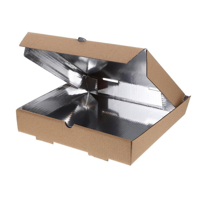 50pcs Aluminum Foil Pizza Packaging Paper Boxes Durable Food Storage Containers
