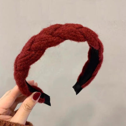 Women Ladies Twist Braid Hairband Wide Hairband Hoop Accessories Head Band Party - Aimall