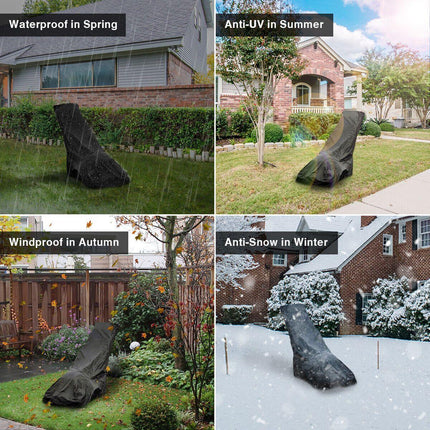 Universal Waterproof UV Lawn Mower Cover 193*64*112cm Rain Protection - Aimall