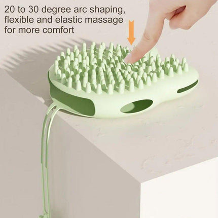 Double Hand Cat Bath Gloves Hair Removal Comb Grooming Floating Hair