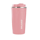 Insulated Coffee Mug Vacuum Travel Cup Thermal Stainless Steel Flask Reusable 510ML - Aimall