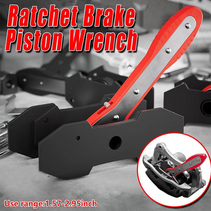 Ratchet Disc Brake Caliper Piston Spreader Separator Pad Press Wrench Tool Kit