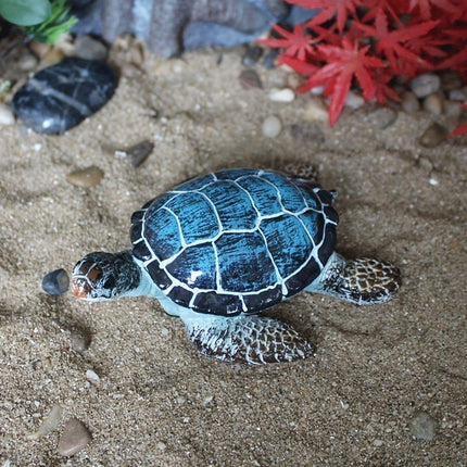 Resin Sea Turtle Aquarium Ornament Underwater Decor for Home and Fish Tank Use
