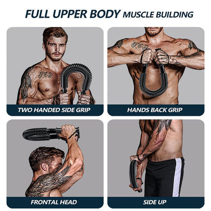 Spring Arm Power Rod Grip Puller Home Fitness Equipment for Strength Training