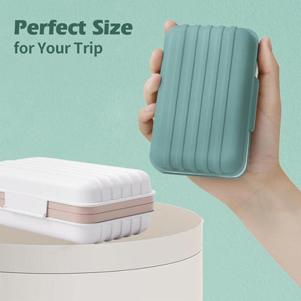 3PCS Soap Holder Travel Soap Container Portable Bar Soap Case Leakproof Soap Box
