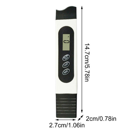 TDS Water Quality Test Pen for Fish Tank Tap Water Drinking Water Detector Tool