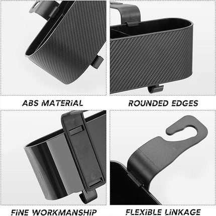Backrest Hanging Storage Box Multifunctional Car Organizer for Accessories