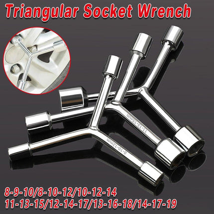Manual Y Type Three Pronged Socket Wrench Heavy Duty Car Repair Tool Kit