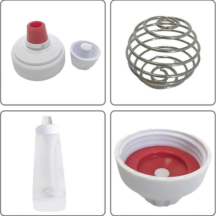 1000ml Hand Crank Batter Dispenser Mixing Jug with Scale for Muffins Pancakes