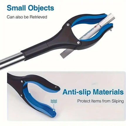 Folding Rubbish Picker Clip Hygiene Trash Grabber Long Handle Waste Cleaner Tool