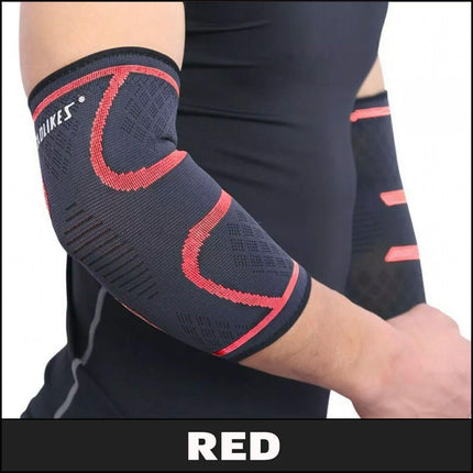L Size AOLIKES Elbow Brace Support Compression Arm Sleeve Sport Gym Joint Pain Relief - Aimall