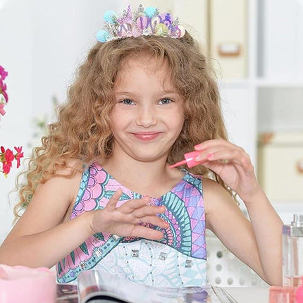 Mermaid Plug Comb Headband Princess Crown Hair Accessories for Girls and Women