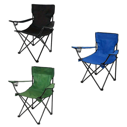 Armrest Camping Fishing Folding Chair Outdoor Portable Picnic Leisure Seat