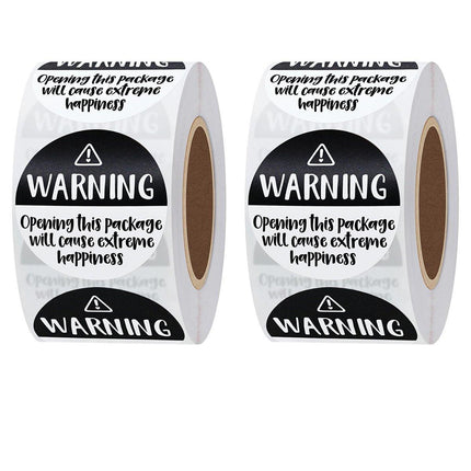 2 Rolls Gift Decoration Sealing Stickers for Wrapping Supplies Party Decorations