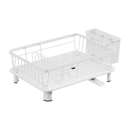 Multifunctional Dish Rack Sink Drain Tray Cutlery Storage Organizer Bowl Holder