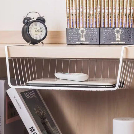 3PCS Hanging Storage Basket Rack Organizer Kitchen Wardrobe Shelf Cabinet Basket