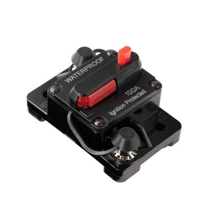 Waterproof Car Circuit Breaker Fuse Reset 30-300A AMP 12V-48V DC Car Boat IP67 - Aimall