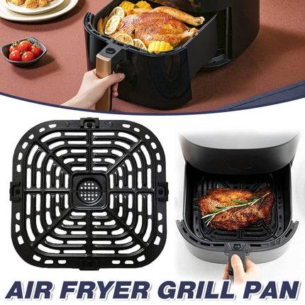 Air Fryer Accessories Set Steamer Sheet Grease Trap Grill Pan for Cooking