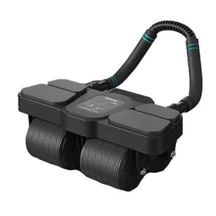 Four Wheel Abdominal Roller Automatic Rebound Ab Machine Home Fitness Equipment