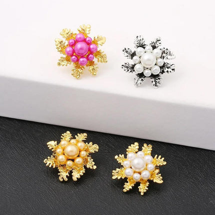 Imitation Pearl Brooch Elegant Jewelry Fashion Accessory Women Ladies Gift