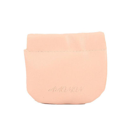 Pocket Cosmetic Bag Leather Storage Portable self-Closing Water-Resistant - Aimall