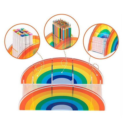 Desktop Organizer Office Pen Holder Multi-Function Storage Box Office Stationery