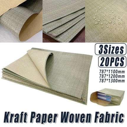 Heavy Steel Duty Kraft Paper Woven Fabric Composite for Book Furniture Packaging