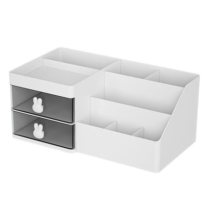 Cartoon Drawer Type Cosmetic Jewelry Storage Box Desktop Student Stationery Box
