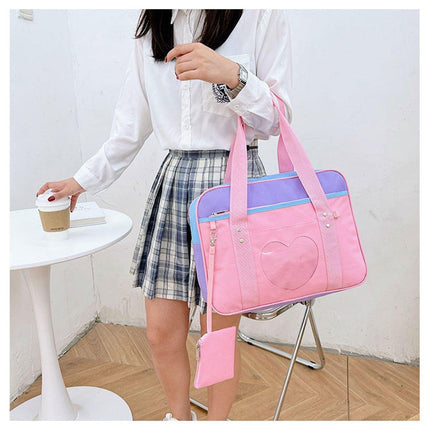 Love Handbag Schoolbag Shoulder Bag Crossbody Purse for Women Fashion Large