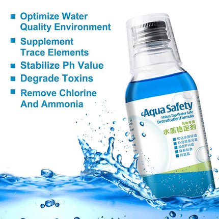 Water Stabiliser for Turtles Reptile Tank Water Conditioner for Healthy Habitat