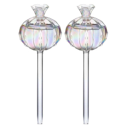 2PCS Automatic Glass Watering Cactus Plant Flower Self Drip Irrigation Tool