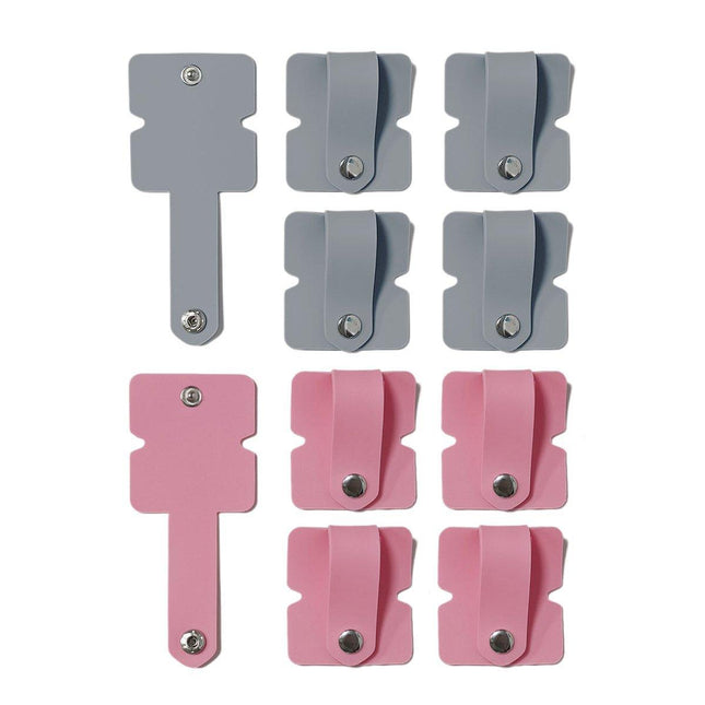 5pcs Charging Cable Earphone Winder Data Cable Organizer Clip Holder for Home