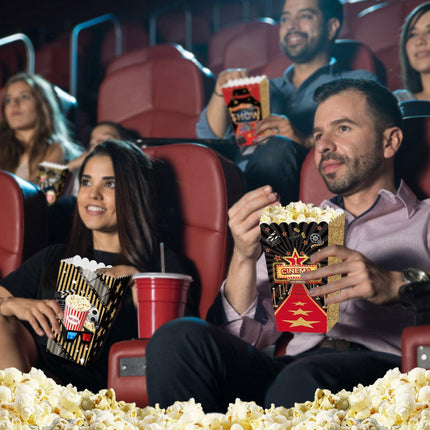 24 PCS Movie Night Snack Trays Popcorn Food Drink Holder Cinema Party Supplies
