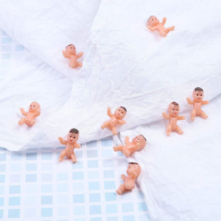 200PCS Mini Plastic Figurines for Party Games and Shower Decorations