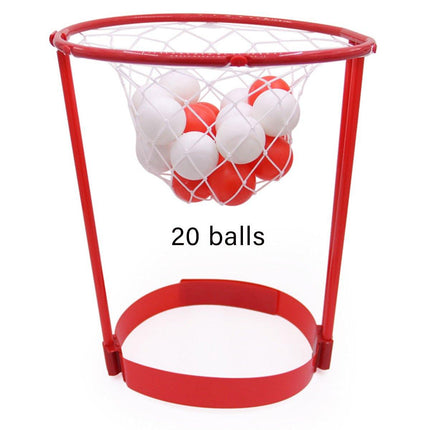 Outdoor Head Basketball Toy Fun Toss Game Hoop for Party and Group Activities