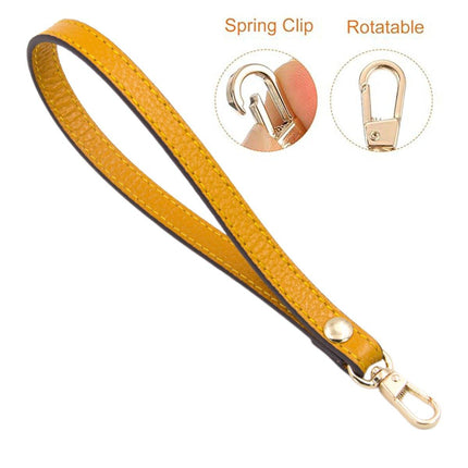 Adjustable Leather Replacement Wrist Strap for Wallets Handbags and Clutches