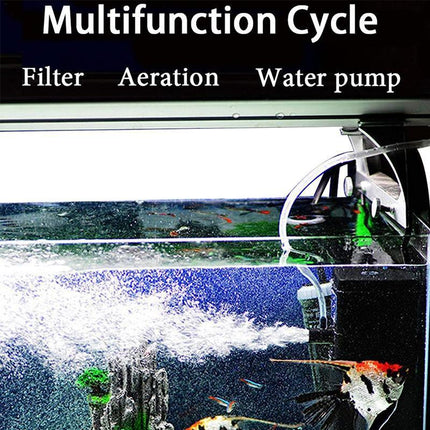 ECO 4 in 1 Fish Tank Aquarium Submersible Water Power Filter Pump /Carbon Cube - Aimall
