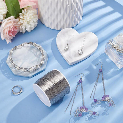 100M 0.2-0.8mm 304 Stainless Steel Single Soft Steel Wire DIY Rustproof Durable