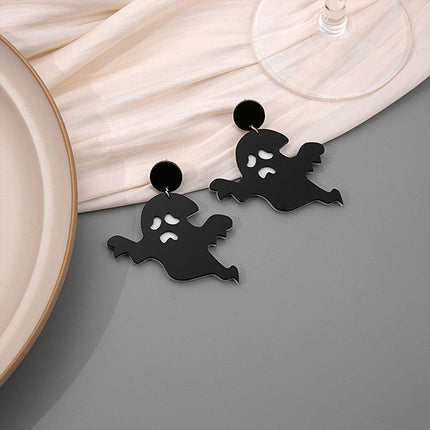 Halloween Ghost Earrings Punk Style Jewelry for Women Gothic Fashion Accessories