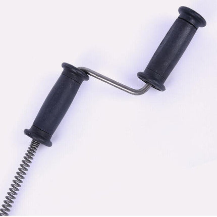 5M Manual Plumber's Drain Snake Cleaner Unblocker for Sink Waste Pipe Sewer - Aimall