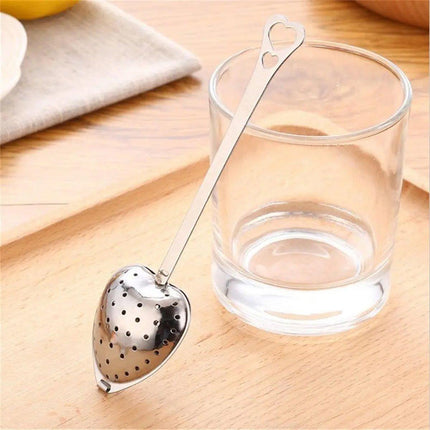 12pcs Stainless Steel Heart Tea Strainer Tea Infuser Clip for Loose Leaf Tea