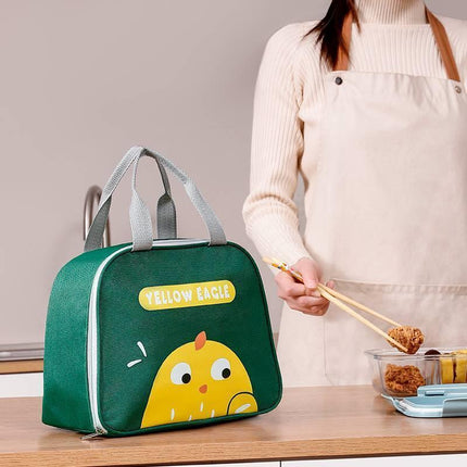 Cute Cartoon Lunch Bag Reusable Insulated School Lunch Box Cooler Tote Boy Girl - Aimall