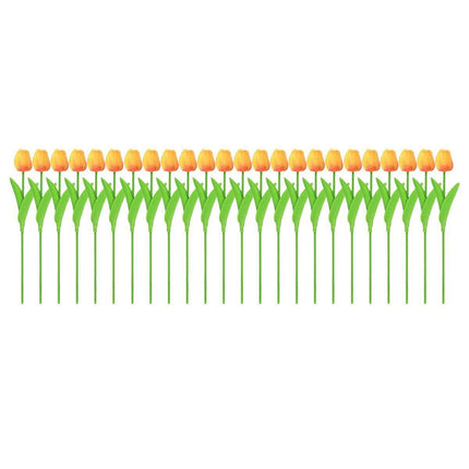 20PCS Real Touch Artificial Tulip Bouquet Fake Flowers for Home Wedding Decor