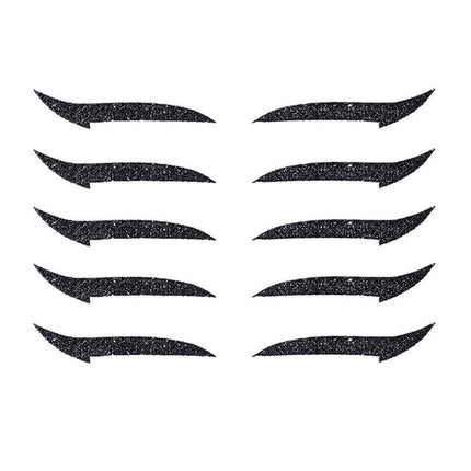 Reusable Eyeliner Stickers Makeup Eye shadow Glitter Eye Cosmetic Eyeliners - Aimall