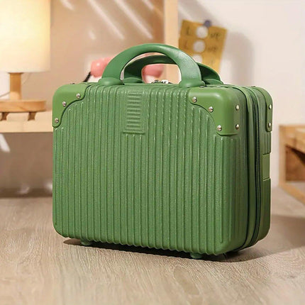 Portable Womens Mini Luggage Case Lightweight Large Capacity Cosmetic Bag