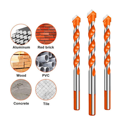 7 PCS Drill Bits Set Metric Metal Twist Cobalt HSS Steel Case 3-12mm Coated Tool - Aimall