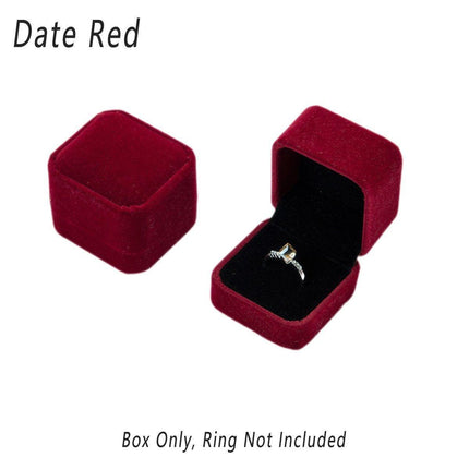 10X Flannel Ring Jewelry Earring Ring Jewelry Boxes Exquisite Gift Organizer